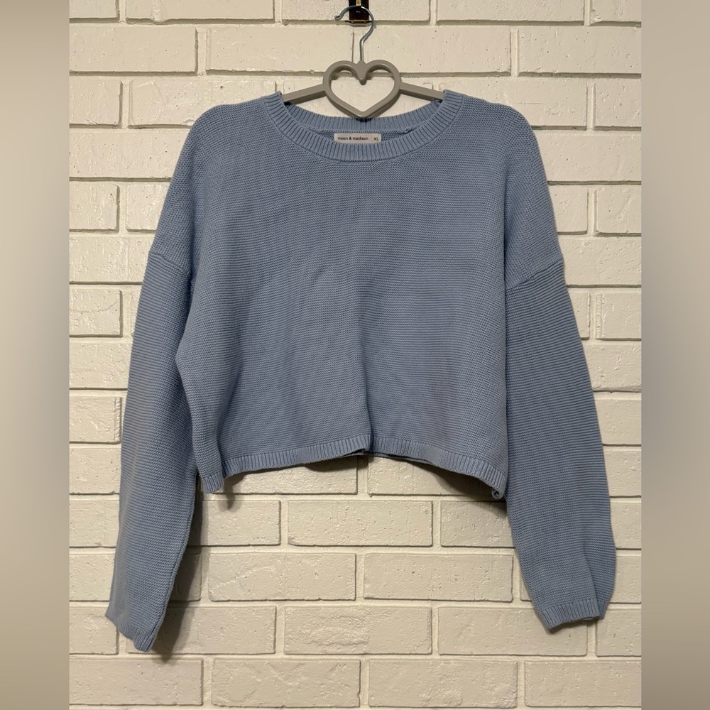 Moon & Madison Knit Lounge Set – XL (Top & Shorts)